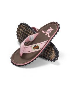Gumbies Turtle flip-flops are made from natural and recycled materials