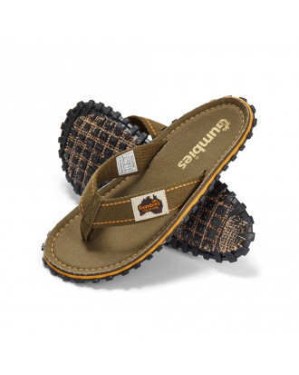 Gumbies Classic Khaki Islander flip-flops