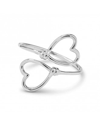 Ring Heart Wire Pura Vida, Heart Duo