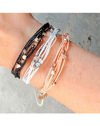 Pura Vida Bracelet Malibu Rose Gold