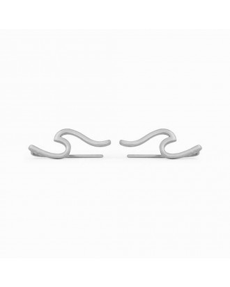 Silver earrings Wave Ear Pura Vida