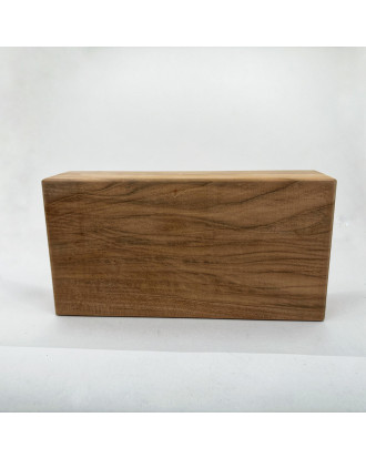 Yoga block made of natural wood