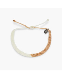 Pura Vida bracelet 2-Tone Half Flat