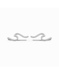 Silver earrings Wave Ear Pura Vida