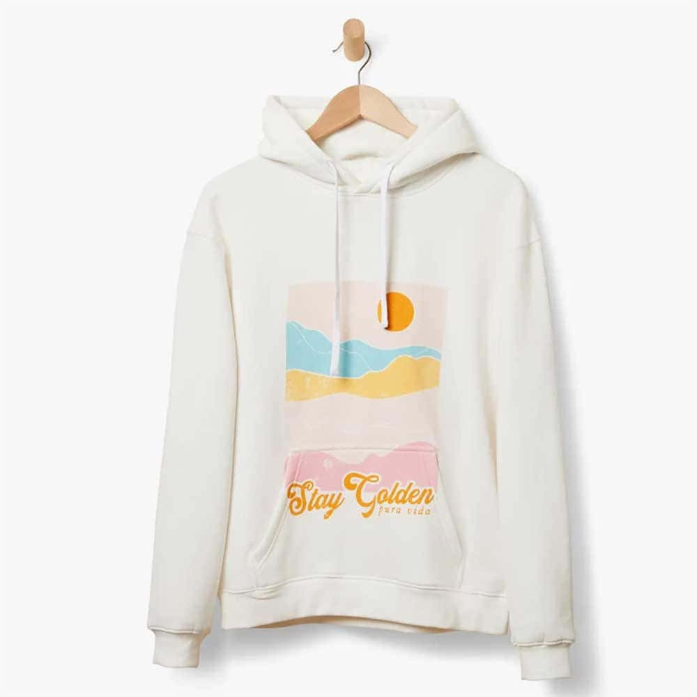 Stay golden smiley hoodie sale