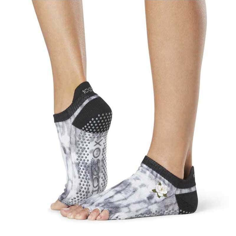 ToeSox Full Toe Low Rise - Grip Socks In Black Iris - NG