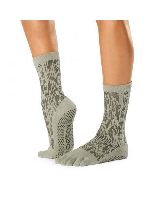 ToeSox Full Toe Luna - Grip Socks In Nude - NG Sportswear International LTD