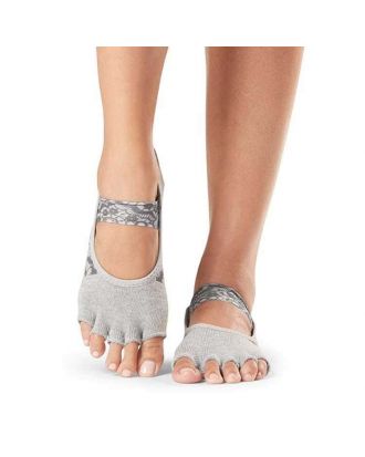 Toesox Women's Purple Low Rise Full Toe Grip Socks 37172 Size