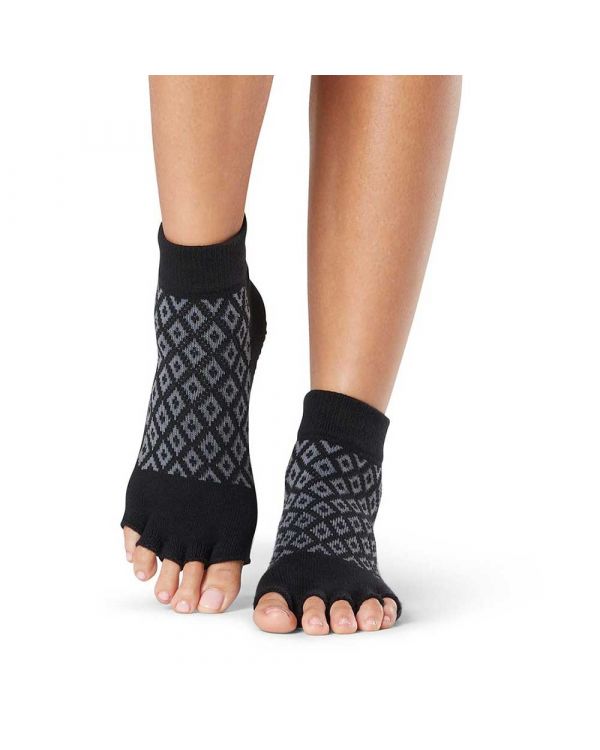 ToeSox Grip Pilates Barre Socks Non Slip Scrunch Half Toe for Yoga