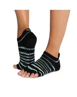 Toesox non-slip open-toe socks Low Rise TEC Half Toe