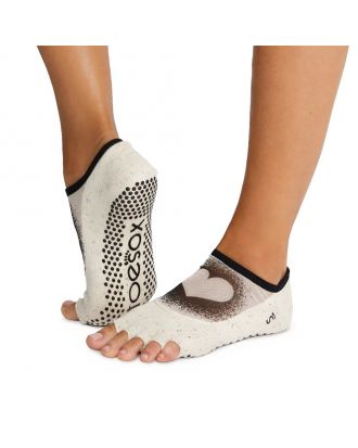 Non-slip toeless yoga socks Toesox Luna HT