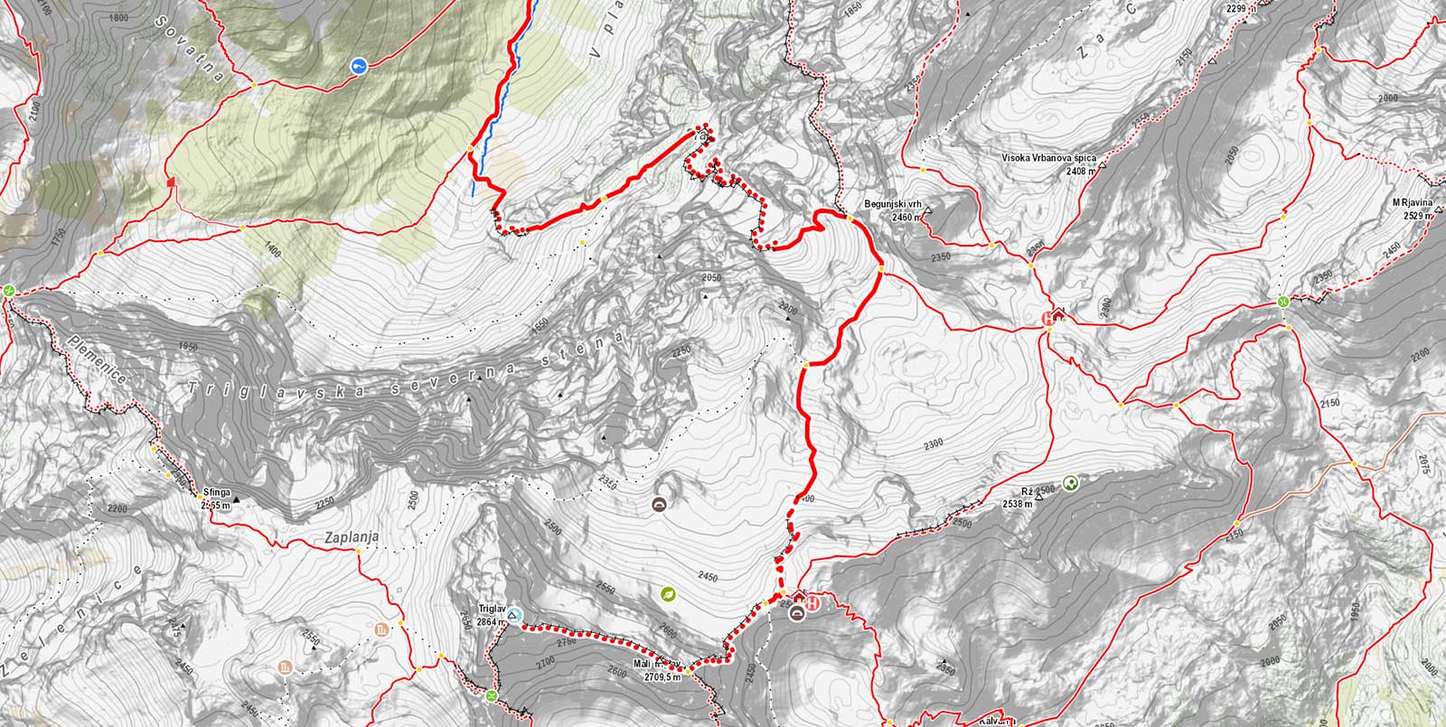 Triglav Classic Route from Vrata Valley