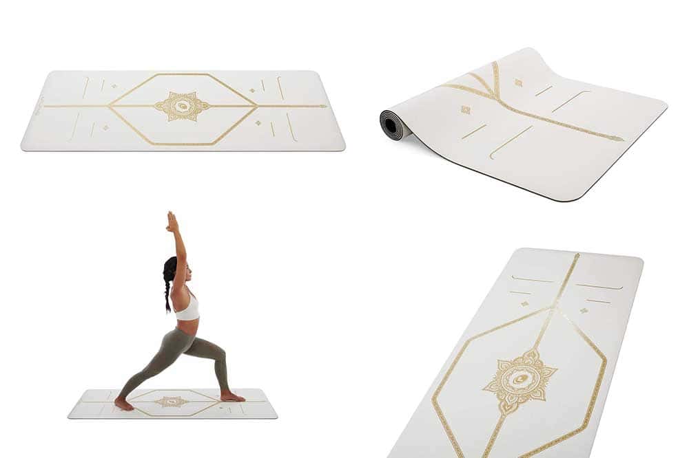 Liforme 'White Magic' Yoga Mat - White/Gold  White magic, Yoga mats  design, Travel yoga mat