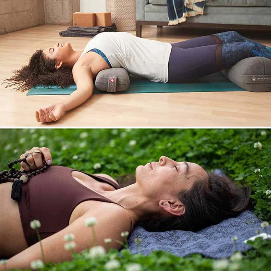 Long Yoga Round Bolster, Yoga Cushion, Large Yoga Pillow 100