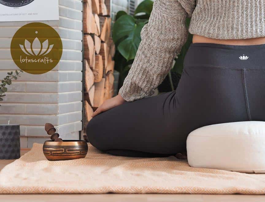 Halfmoon Yoga Pillow  Zafu Meditation Pillow - Jupiter Gear